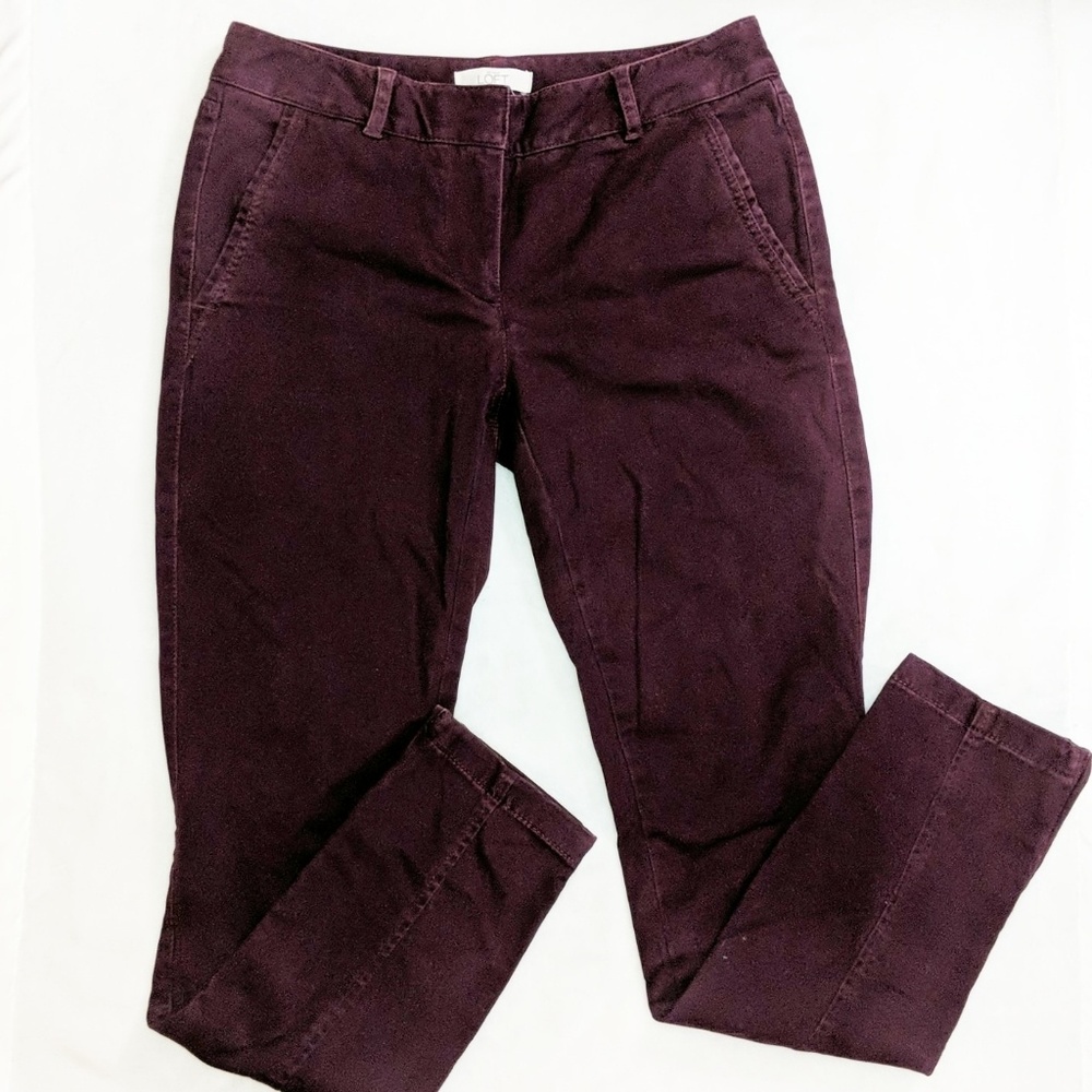 LOFT Dark Purple Ankle Pants